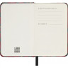 Блокнот MOLESKINE LIMITED EDITION PRESCIOUS & ETHICAL SILK XS 65х105 мм 160 стр. нелинованный, твердая обложка, бордовый LEPSILKMP012BDX